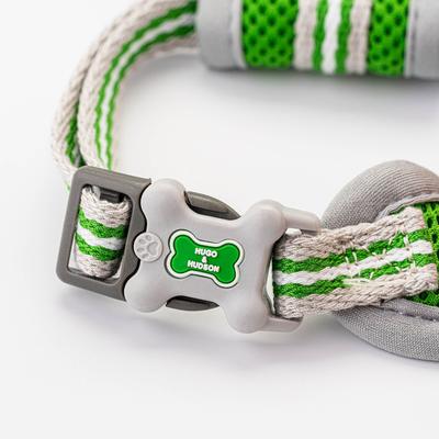 Show full view: HUGO & HUDSON Mesh Dog Harness, Green, Medium slide 3 of 10