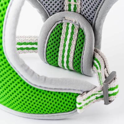 Show full view: HUGO & HUDSON Mesh Dog Harness, Green, Medium slide 4 of 10