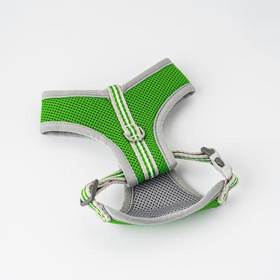 Show full view: HUGO & HUDSON Mesh Dog Harness, Green, Medium slide 7 of 10