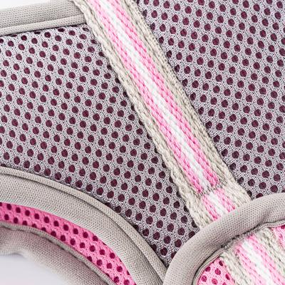 Show full view: HUGO & HUDSON Mesh Dog Harness, Pink, Large slide 6 of 11