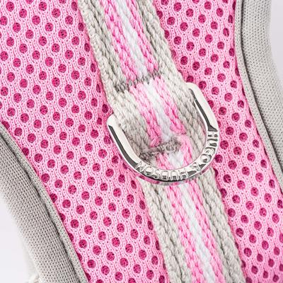 Show full view: HUGO & HUDSON Mesh Dog Harness, Pink, Large slide 7 of 11