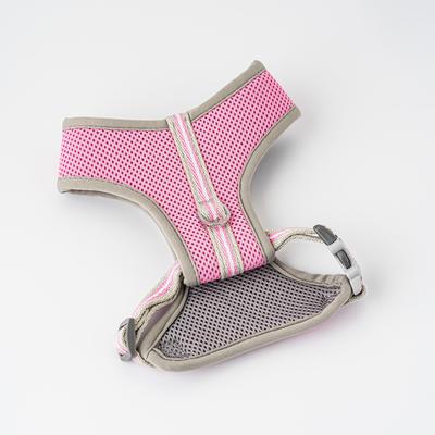 Show full view: HUGO & HUDSON Mesh Dog Harness, Pink, Large slide 8 of 11