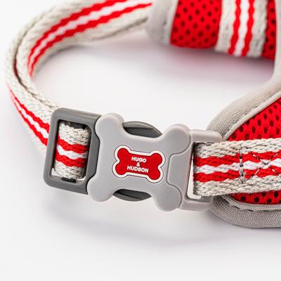 Show full view: HUGO & HUDSON Mesh Dog Harness, Red, Large slide 3 of 10