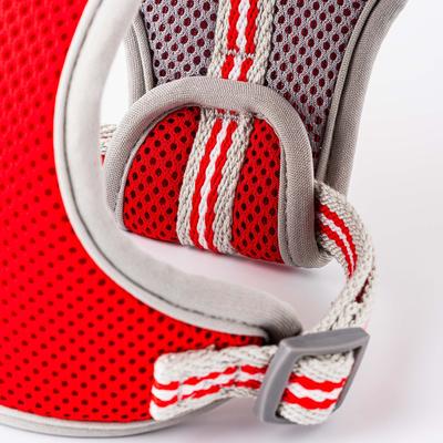 Show full view: HUGO & HUDSON Mesh Dog Harness, Red, X-Small slide 4 of 10