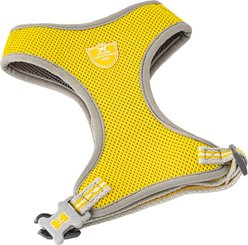 HUGO & HUDSON Mesh Dog Harness, Yellow, Medium