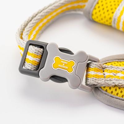 Show full view: HUGO & HUDSON Mesh Dog Harness, Yellow, Medium slide 3 of 10
