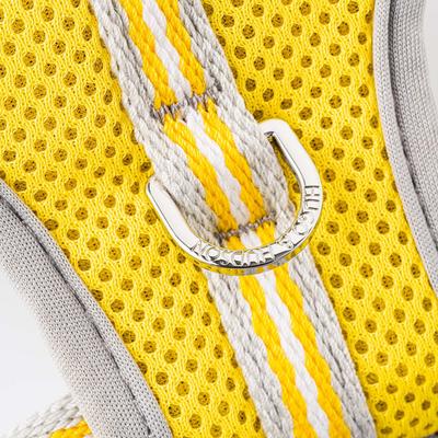 Show full view: HUGO & HUDSON Mesh Dog Harness, Yellow, Small slide 6 of 10