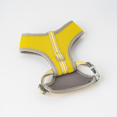 Show full view: HUGO & HUDSON Mesh Dog Harness, Yellow, Small slide 7 of 10