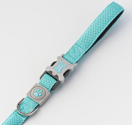 Show full view: HUGO & HUDSON Mesh Dog Lead, Aqua, X-Small/Small slide 4 of 9