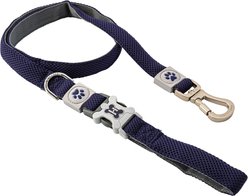 HUGO & HUDSON Mesh Dog Lead, Navy, X-Small/Small