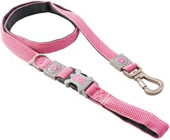 HUGO & HUDSON Mesh Dog Lead, Pink, Medium/Large