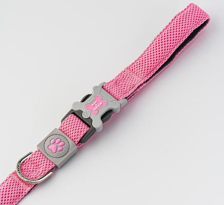 Show full view: HUGO & HUDSON Mesh Dog Lead, Pink, Medium/Large slide 4 of 9