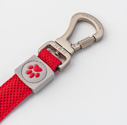 Show full view: HUGO & HUDSON Mesh Dog Lead, Red, X-Small/Small slide 5 of 9