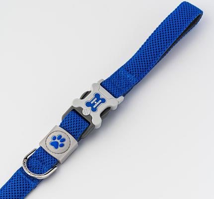 Show full view: HUGO & HUDSON Mesh Dog Lead, Royal Blue, X-Small/Small slide 4 of 9