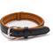 Show in main carousel: HUGO & HUDSON Padded Leather Dog Collar, Black, 21.6-in slide 1 of 7