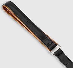 HUGO & HUDSON Padded Leather Dog Leash, Black, 43.3-in slide 2 of 5