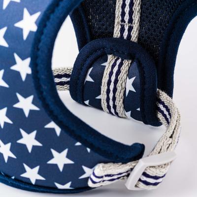 Show full view: HUGO & HUDSON Printed Dog Harness, Navy Star, Large slide 5 of 9