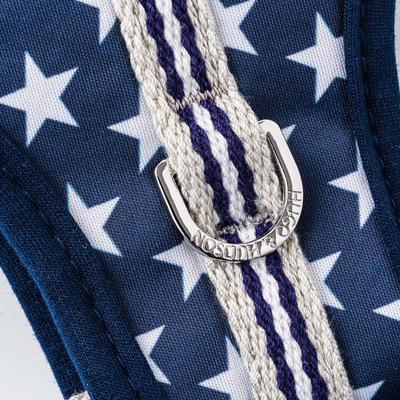 Show full view: HUGO & HUDSON Printed Dog Harness, Navy Star, X-Small slide 7 of 9