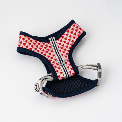Show full view: HUGO & HUDSON Printed Dog Harness, Pink Watermelon, Large slide 9 of 10