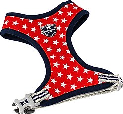 HUGO & HUDSON Printed Dog Harness, Red Star, Large