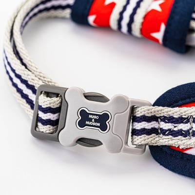 Show full view: HUGO & HUDSON Printed Dog Harness, Red Star, X-Small slide 3 of 9