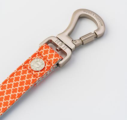 Show full view: HUGO & HUDSON Printed Dog Leash, Orange, X-Small/Small slide 4 of 8