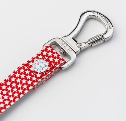 Show full view: HUGO & HUDSON Printed Dog Leash, Red, Medium/Large slide 4 of 8