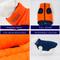 Show in main carousel: HUGO & HUDSON Reversible Waterproof Insulated Dog Puffer Jacket, Orange/Navy, Large-65 slide 5 of 8