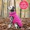 Show in main carousel: HUGO & HUDSON Reversible Waterproof Insulated Dog Puffer Jacket, Pink/Grey, Large-55 slide 7 of 8