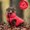Show in main carousel: HUGO & HUDSON Reversible Waterproof Insulated Dog Puffer Jacket, Red/Navy, Large-65 slide 7 of 8