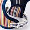 Show in main carousel: HUGO & HUDSON Striped Printed Dog Harness, Multi Coloured Stripe, Small slide 4 of 9