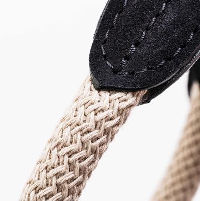 Show full view: HUGO & HUDSON Suede Leather Dog Collar, Black, 25.5-in slide 4 of 7