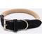 Show in main carousel: HUGO & HUDSON Suede Leather Dog Collar, Black, 25.5-in slide 5 of 7