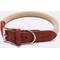 Show in main carousel: HUGO & HUDSON Suede Leather Dog Collar, Brown, 25.5-in slide 5 of 7