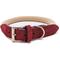 Show in main carousel: HUGO & HUDSON Suede Leather Dog Collar, Burgundy, 25.5-in slide 1 of 7