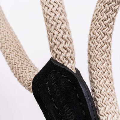 Show full view: HUGO & HUDSON Suede Leather Dog Leash, Black, 70.8-in slide 4 of 7