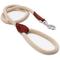 Show in main carousel: HUGO & HUDSON Suede Leather Dog Leash, Brown, 43.3-in slide 1 of 7
