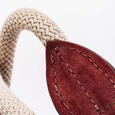 Show full view: HUGO & HUDSON Suede Leather Dog Leash, Brown, 43.3-in slide 4 of 7