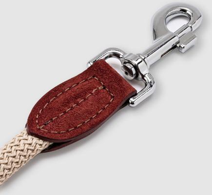 Show full view: HUGO & HUDSON Suede Leather Dog Leash, Brown, 70.8-in slide 6 of 7