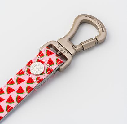 Show full view: HUGO & HUDSON Watermelon Printed Dog Leash, Pink, Medium/Large slide 5 of 9
