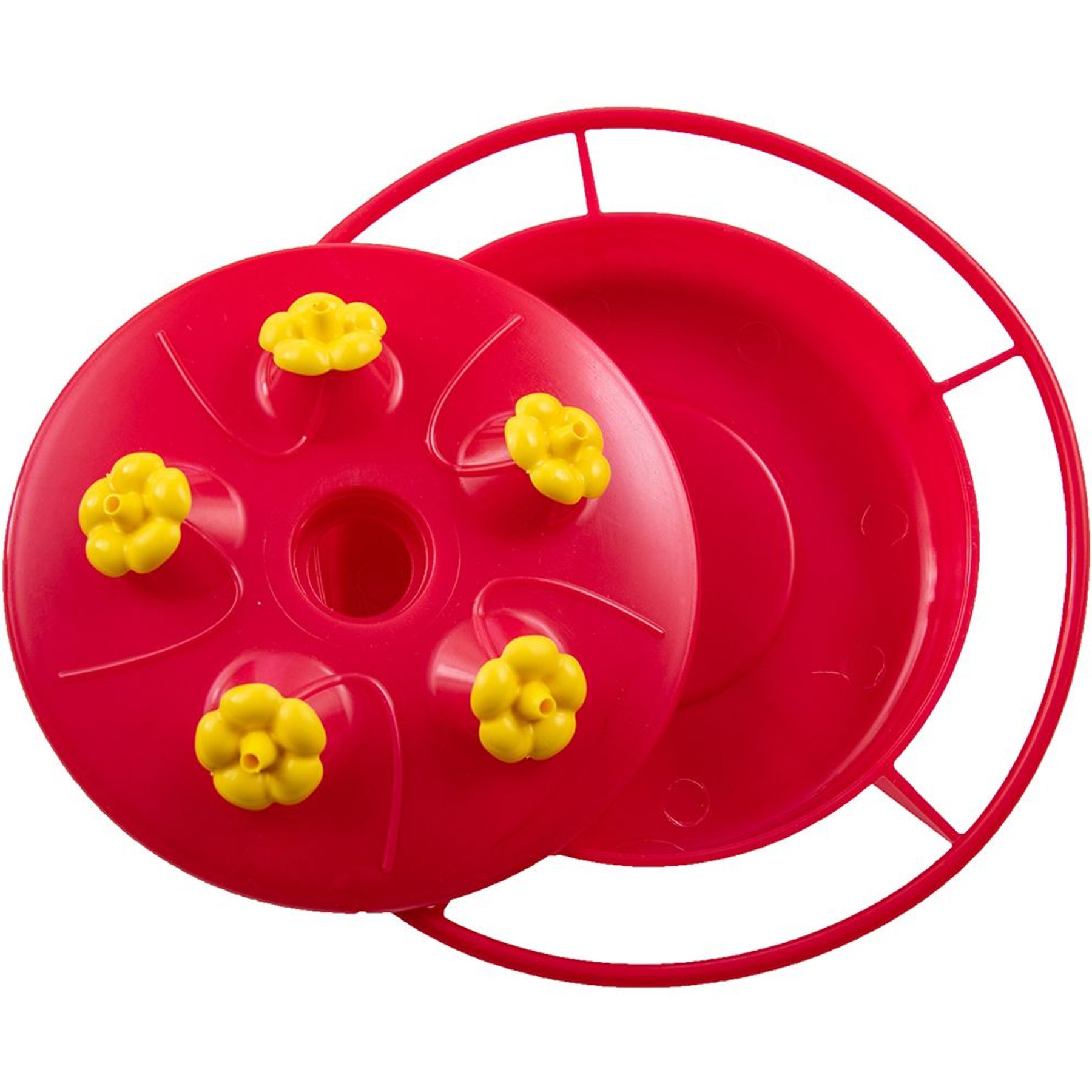 Hummer's Galore Bee Guard Hummingbird Feeder Replacement Base, Red