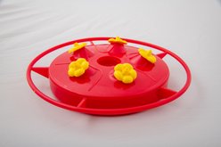 Hummer's Galore Bee Guard Hummingbird Feeder Replacement Base, Red slide 2 of 5