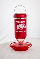 Hummer's Galore NCAA Hummingbird Feeder, 32-oz, University of Arkansas slide 2 of 5