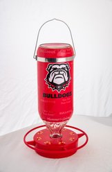 Hummer's Galore NCAA Hummingbird Feeder, 32-oz, University of Georgia slide 2 of 5