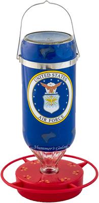 Show full view: Hummer's Galore United States Air Force Hummingbird Feeder, Blue, 32-oz slide 1 of 5