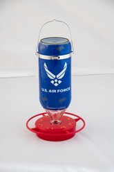 Hummer's Galore United States Air Force Hummingbird Feeder, Blue, 32-oz slide 2 of 5