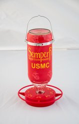Hummer's Galore United States Marine Corp Hummingbird Feeder, Red, 32-oz slide 2 of 5
