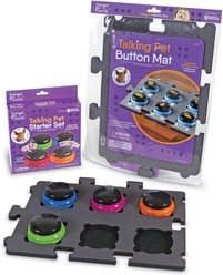 Hunger for Words Talking Pet Button Mat + Starter Set Dog Toy, 4-pack