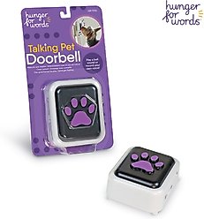 Hunger for Words Talking Pet Doorbell Dog Toy
