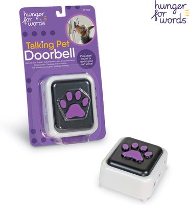 Show full view: Hunger for Words Talking Pet Doorbell Dog Toy slide 1 of 5